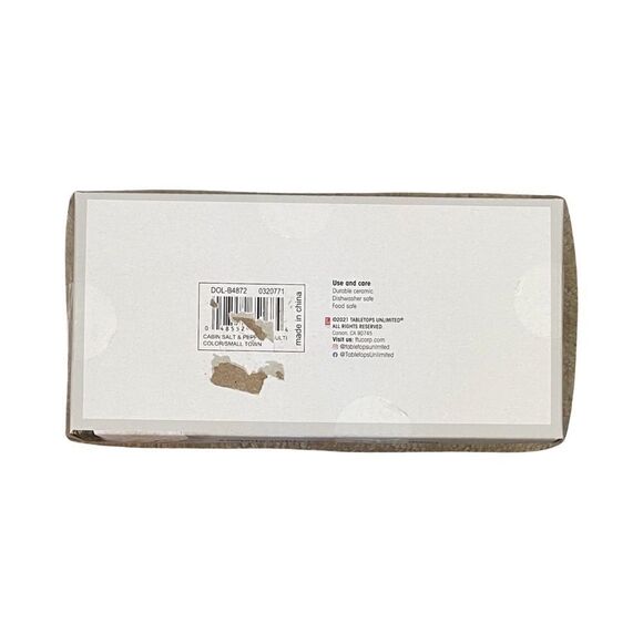 Dolly Parton From My Heart to Your Home Cabin Ceramics Salt & Pepper Shakers NIB - Picture 7 of 10